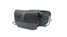 For Royal Enfield Bear 650 Soft Pannier Bags and Mounting Rails Black - SPAREZO